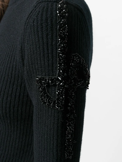 Shop Patou Wool Jumper In Black