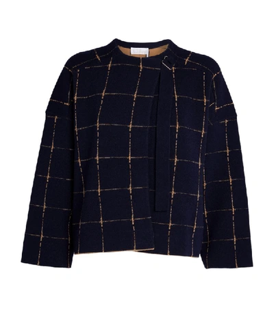 Shop Chloé Wool Check Jacket