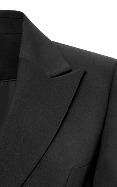 Shop Acler Elba Cotton Blend Blazer In Black