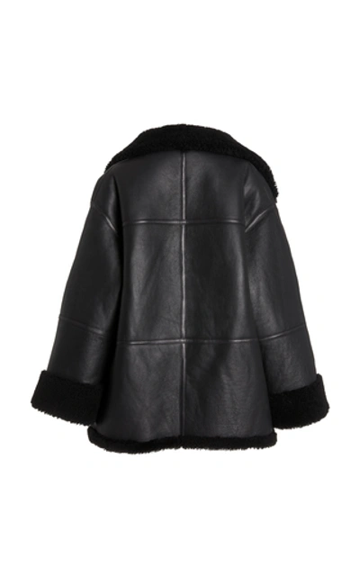 Totême Toteme Signature Shearling Jacket Clothing In Black