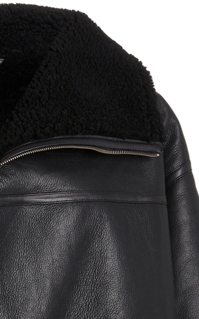 Totême Toteme Signature Shearling Jacket Clothing In Black