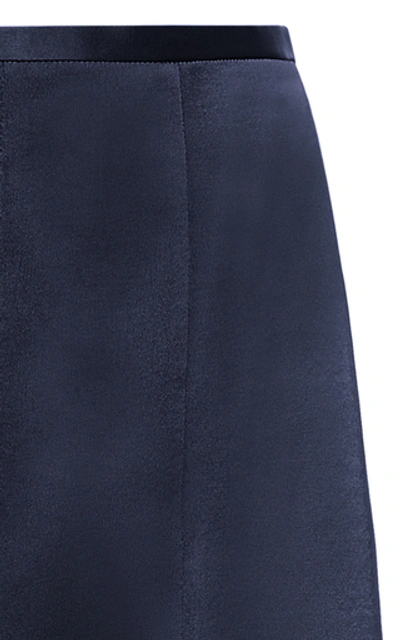 Shop Acler Jervois Mermaid Maxi Skirt In Navy