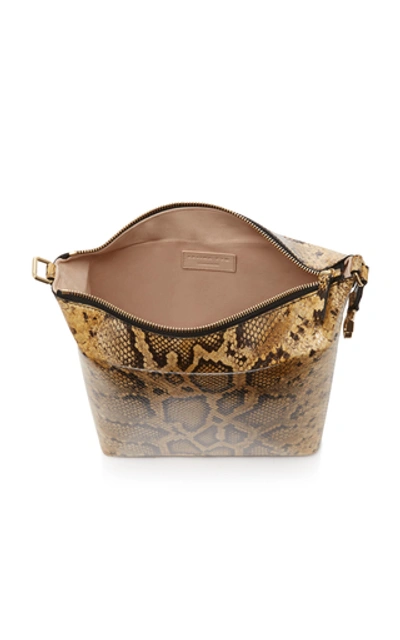 Shop Rejina Pyo Lucie Snake-effect Leather Top Handle Bag In Animal