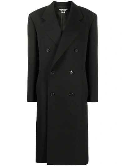 Shop Junya Watanabe Double-breasted Tailored Coat In Black