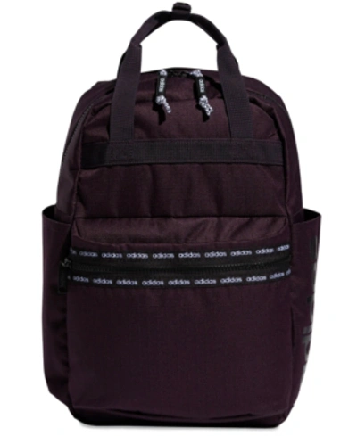 Shop Adidas Originals Adidas Essentials Backpack In Noble Purple/ Black