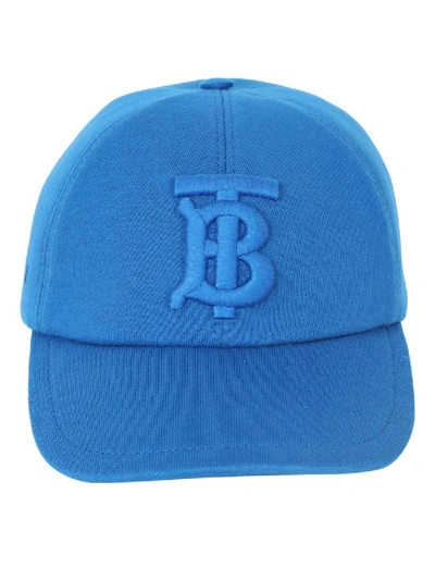 Shop Burberry Blue Tb Jersey Baseball Cap