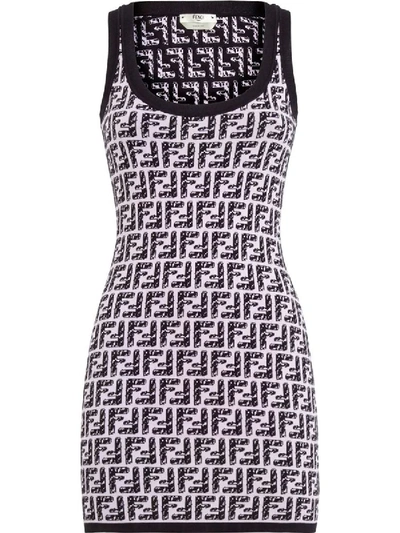 X Joshua Vides Ff Logo Mini Dress In Pink