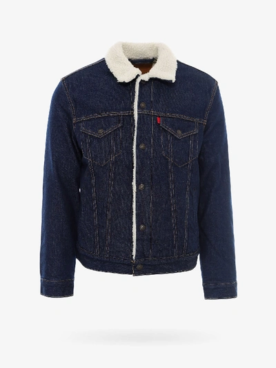 Shop Levi's Jacket In Blue