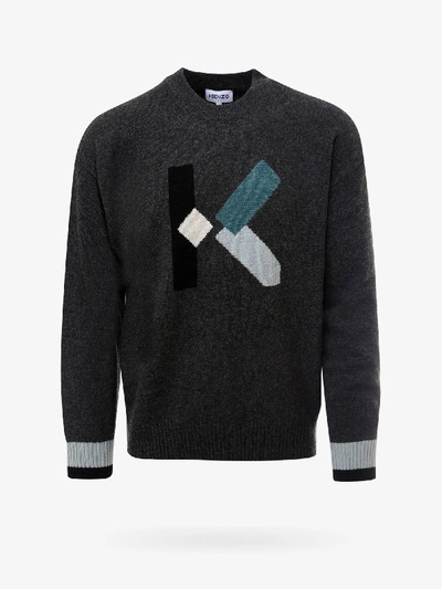 Shop Kenzo Sweater In Grey