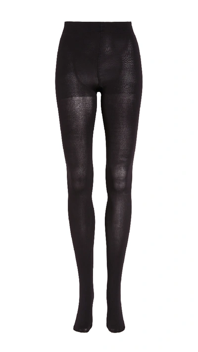 Shop Stems Essential Edit Tights - Sheer & Opaque In Black