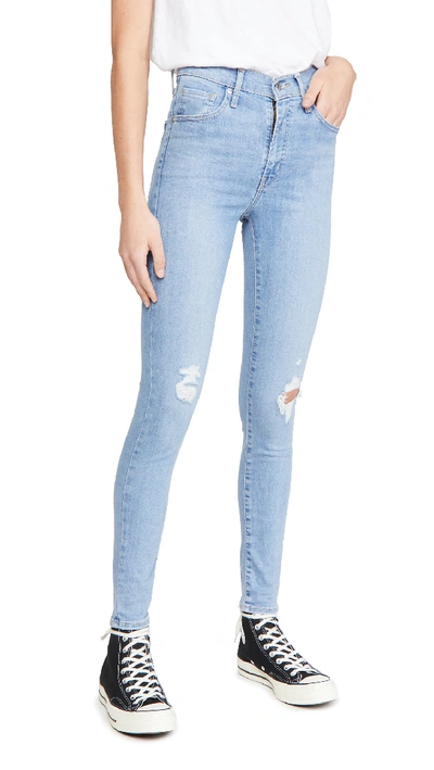 Shop Levi's Mile High Super Skinny Jeans In Galaxy Far Away