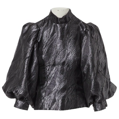 Pre-owned Ganni Fall Winter 2019 Black  Top