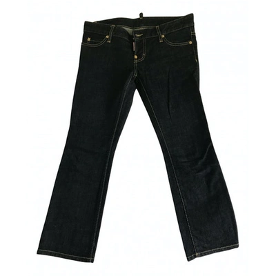 Pre-owned Dsquared2 Slim Jeans In Blue