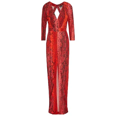 Pre-owned Just Cavalli Red Cotton - Elasthane Dress
