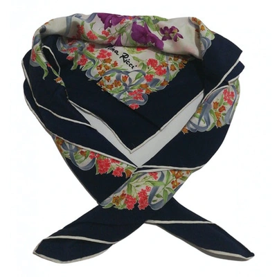 Pre-owned Nina Ricci Silk Neckerchief In Multicolour