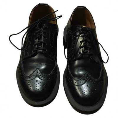 Pre-owned Dr. Martens' 3989 (brogue) Black Leather Lace Ups