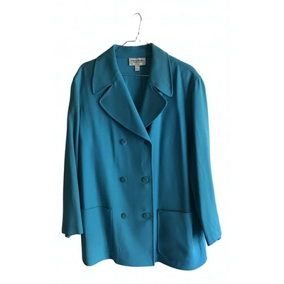 Pre-owned Emanuel Ungaro Wool Jacket In Blue