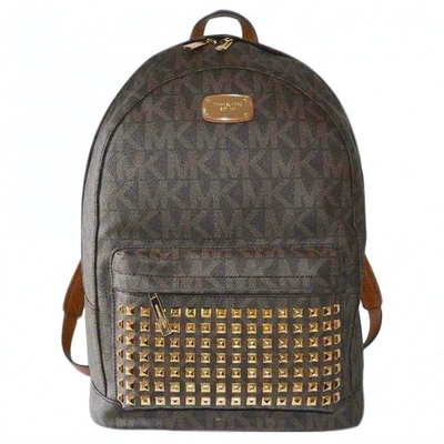 Pre-owned Michael Kors Brown Leather Backpack
