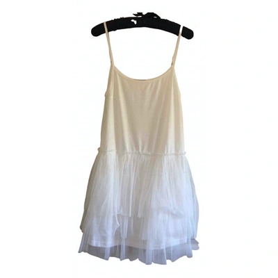 Pre-owned Suncoo Mini Dress In White