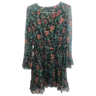 Pre-owned The Kooples Spring Summer 2019 Green Silk Dress