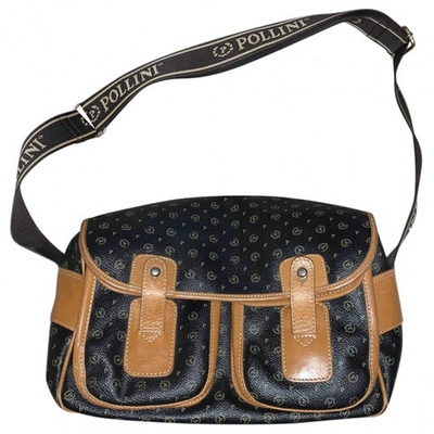 Pre-owned Pollini Leather Crossbody Bag In Black