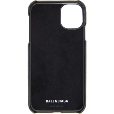 BALENCIAGA 黑色 CASH IPHONE 11 手机壳