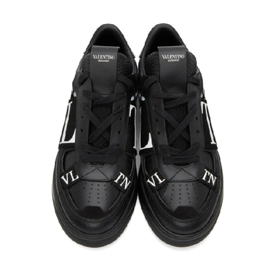 Shop Valentino Black  Garavani Vltn Sneakers In 0no Nero/ne