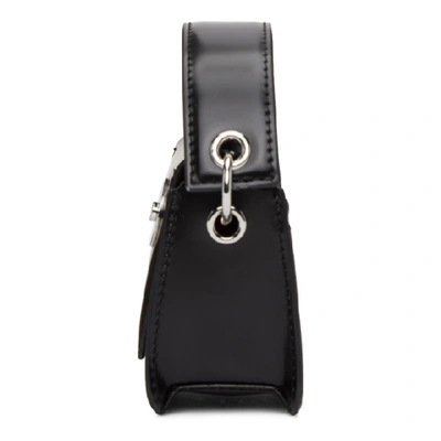 Shop Kara Black Micro Pinch Shoulder Bag