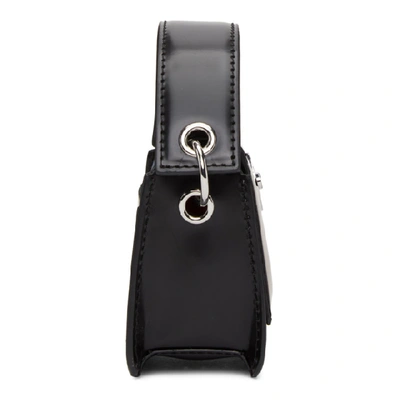 Shop Kara Black Micro Pinch Shoulder Bag