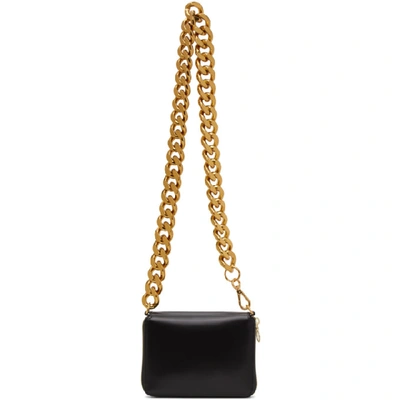 Shop Kara Ssense Exclusive Black Large Bike Shoulder Bag In Black/gold