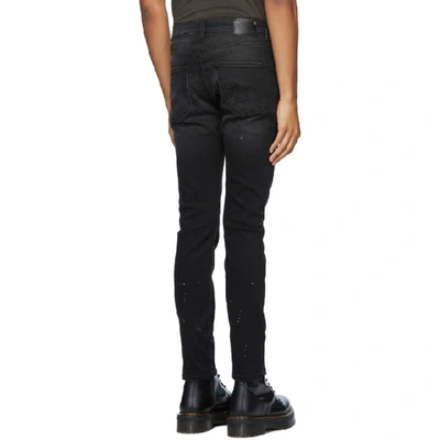 Shop R13 Black Skate Jeans In Gabi Black