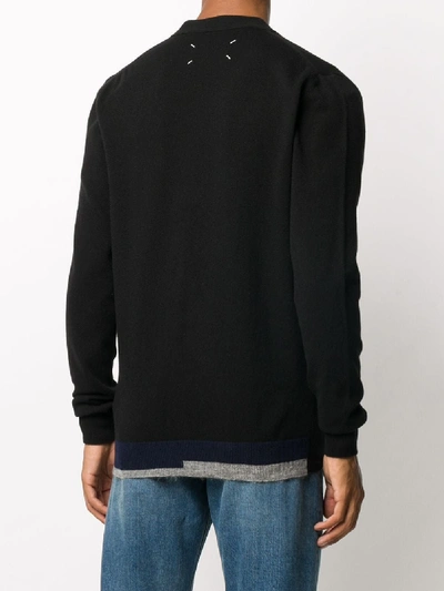 Shop Maison Margiela Wool Cardigan