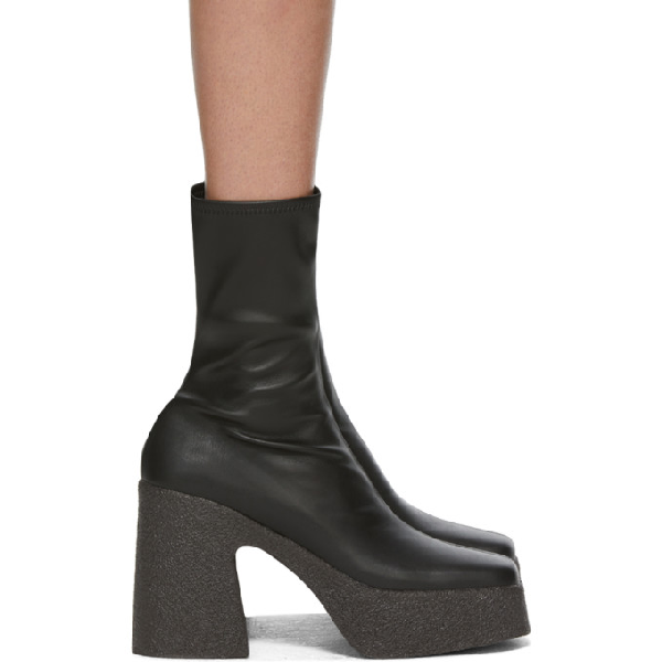 block platform boots