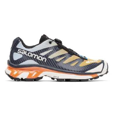 Shop Salomon Multicolor Xt-4 Advanced Sneakers In Kentucky Bl