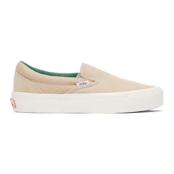 beige suede vans
