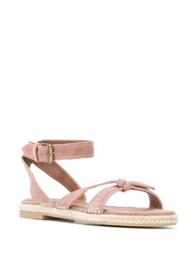 Shop Ba&sh Strappy Flat Sandals In Pink