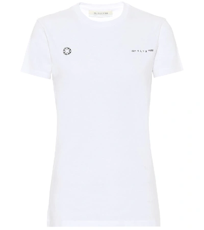 Shop Alyx Cotton Logo T-shirt In White