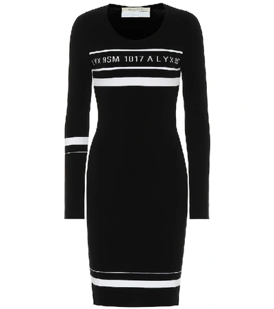 Shop Alyx Logo Minidress In Black