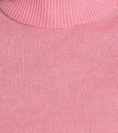 Shop Apc Sandra Merino Wool Sweater In Pink