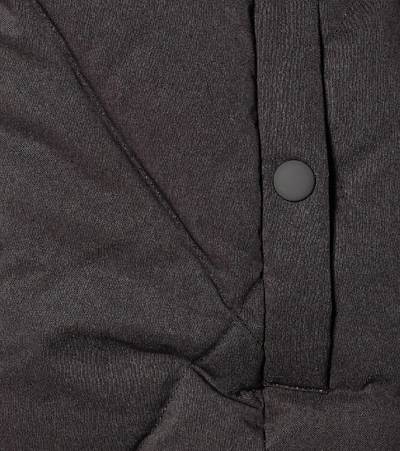 Shop Apc Seb Cotton-blend Down Coat In Black