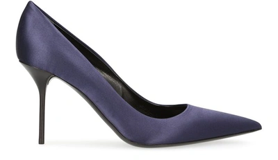 Shop Tom Ford Pumps Mid Heel In Midnight Blue