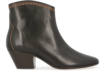 Shop Isabel Marant Dacken Boots In Black