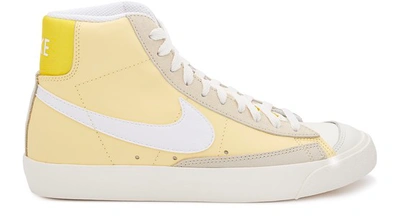 Shop Nike Blazer Mid 77 Sneakers In Bicycle Yellow/white
