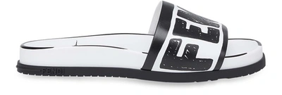 Shop Fendi Sandals In Blanc