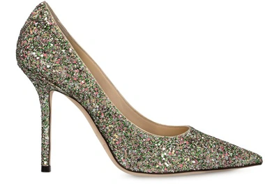 Shop Jimmy Choo Love 100 Pumps In Peppermint