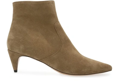 Shop Isabel Marant Derst Heeled Ankle Boots In Taupe