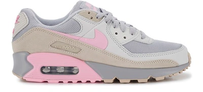 Shop Nike Air Max 90 Sneakers In Vast Grey Pink Wolf Grey