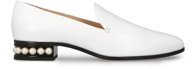 Shop Nicholas Kirkwood Casati Loafers In White