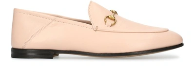 Shop Gucci Brixton Loafers In Skin Rose