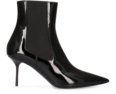 Shop Tom Ford Ankle Boot Mid Heel In Black